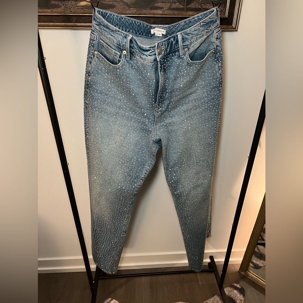 Good American studded jeans